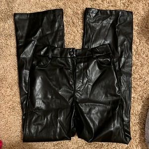 SHEIN leather pants